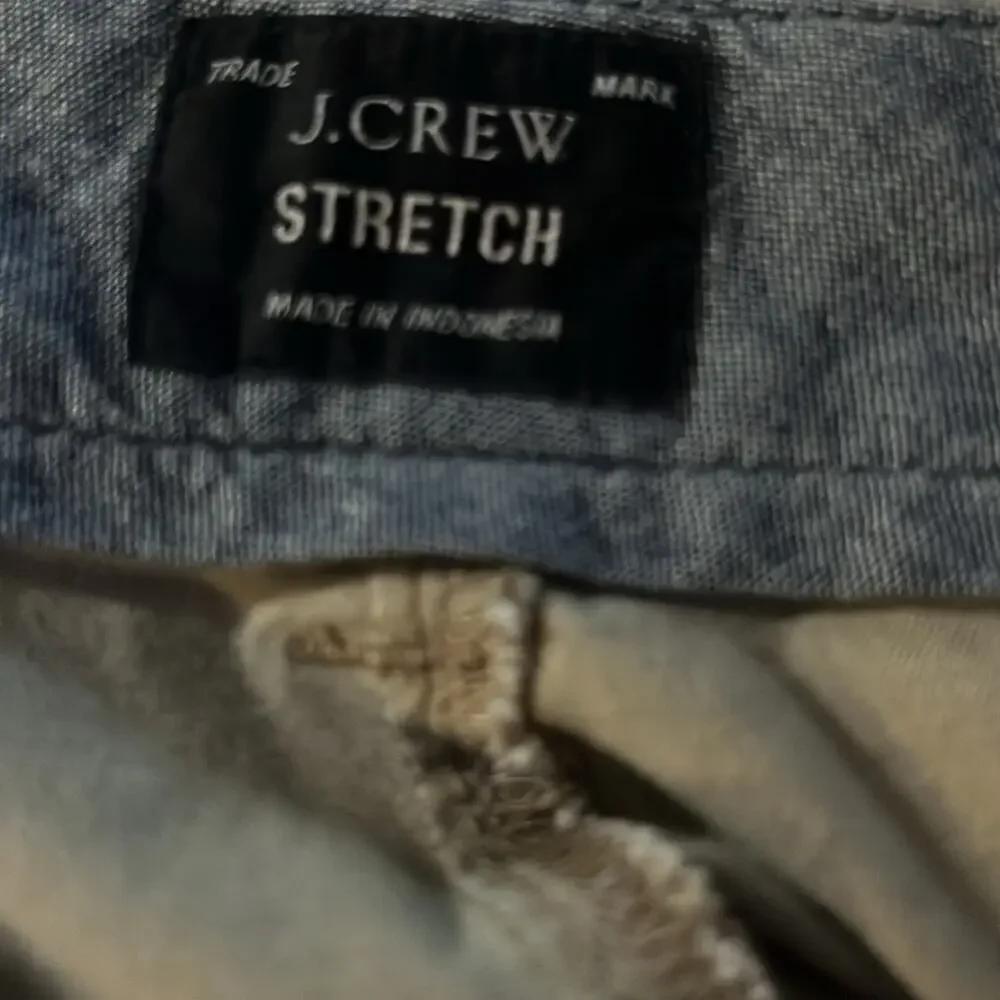 J Crew Stretch Preppy Casual Classic Mens Shorts Lot of 2 Size 38 Gray Tan